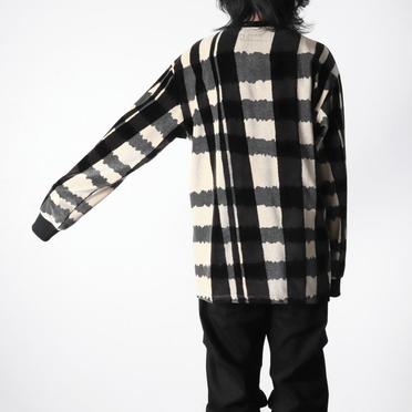 Crew Neck Pullover　BK×GY×IV No.18