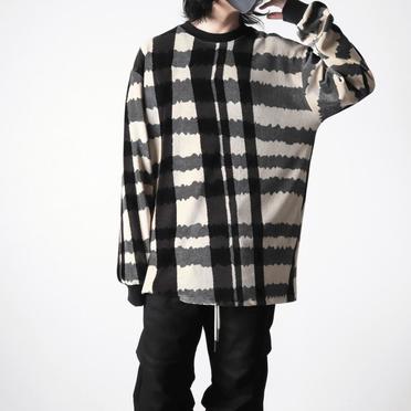 Crew Neck Pullover　BK×GY×IV No.21