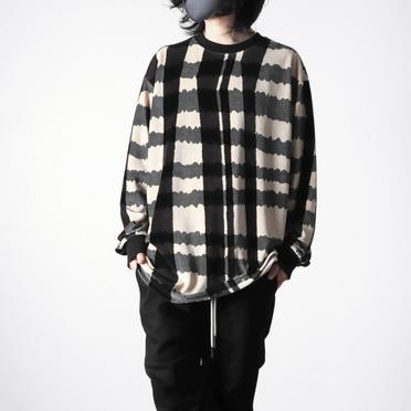Crew Neck Pullover　BK×GY×IV No.22