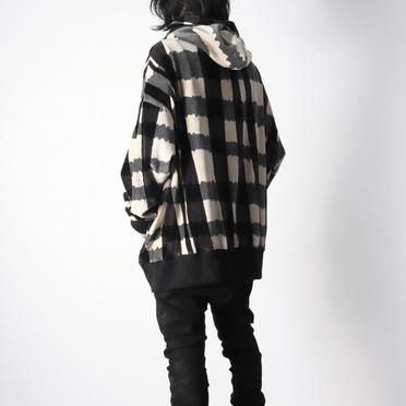 Hooded Pullover　BK×GY×IV No.16