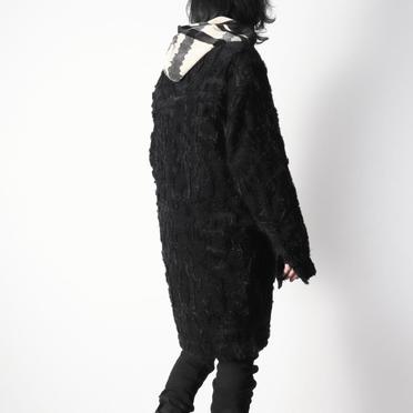 Hooded Pullover　BK×GY×IV No.23