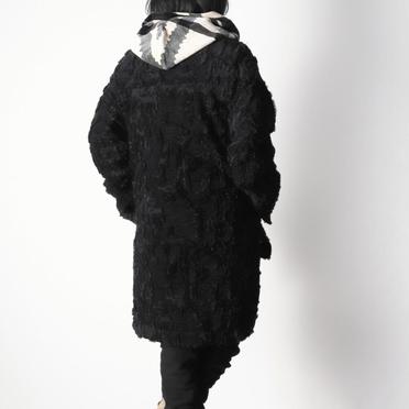 Hooded Pullover　BK×GY×IV No.24