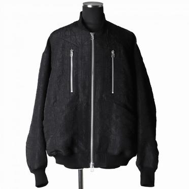 Geometry Jacquard Jumbo MA-1 Blouson　BLACK No.1