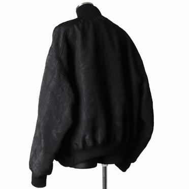 Geometry Jacquard Jumbo MA-1 Blouson　BLACK No.4
