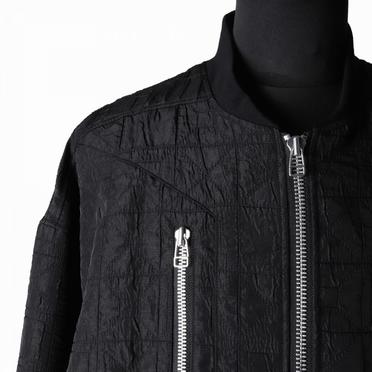 Geometry Jacquard Jumbo MA-1 Blouson　BLACK No.7