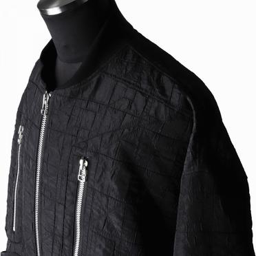 Geometry Jacquard Jumbo MA-1 Blouson　BLACK No.8