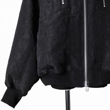 Geometry Jacquard Jumbo MA-1 Blouson　BLACK No.12