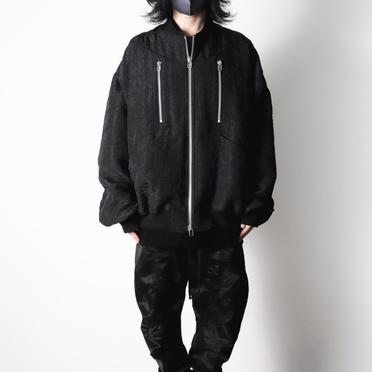 Geometry Jacquard Jumbo MA-1 Blouson　BLACK No.15