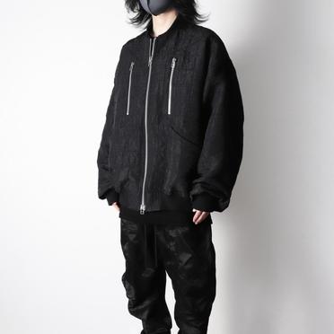 Geometry Jacquard Jumbo MA-1 Blouson　BLACK No.16