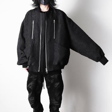 Geometry Jacquard Jumbo MA-1 Blouson　BLACK No.22