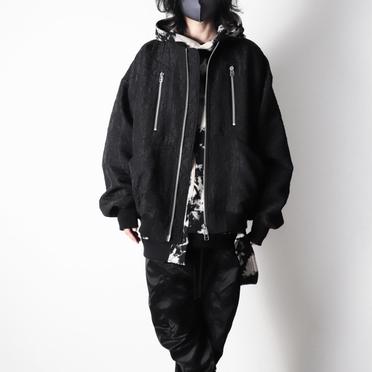 Geometry Jacquard Jumbo MA-1 Blouson　BLACK No.23