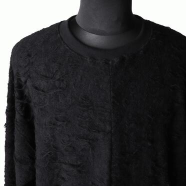 Damage pile Asymmetry Crew Neck No.7