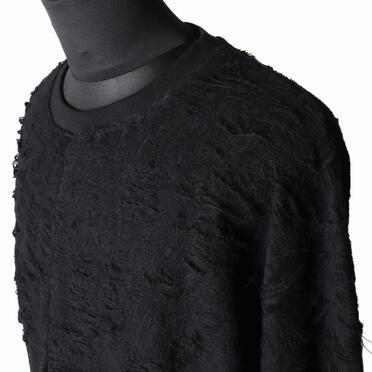 Damage pile Asymmetry Crew Neck No.8
