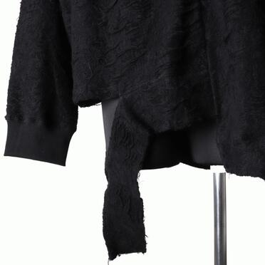 Damage pile Asymmetry Crew Neck No.12