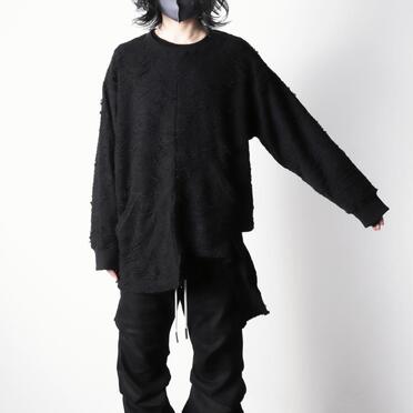 Damage pile Asymmetry Crew Neck No.22