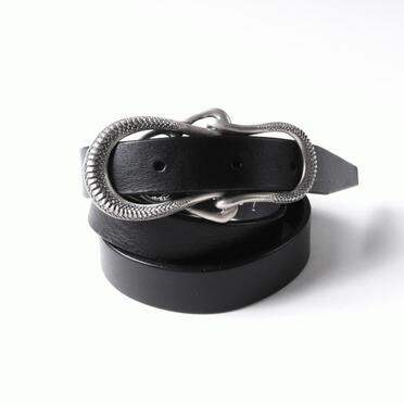 077ACU33 SILVER 925/COW SKIN　BK×SV No.1