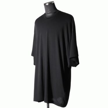 937CUM18 CUPRO/COTTON JERSEY　BLACK No.2