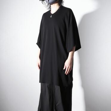 937CUM18 CUPRO/COTTON JERSEY　BLACK No.14