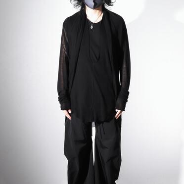 937CUM8 COTTON SZ JERSEY　BLACK No.15