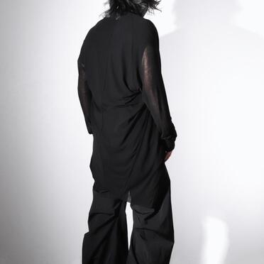 937CUM8 COTTON SZ JERSEY　BLACK No.19