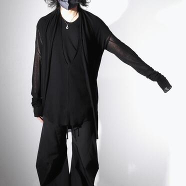 937CUM8 COTTON SZ JERSEY　BLACK No.20