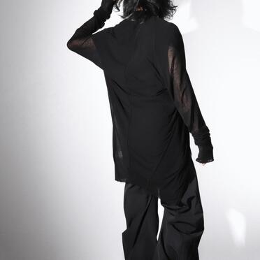 937CUM8 COTTON SZ JERSEY　BLACK No.22