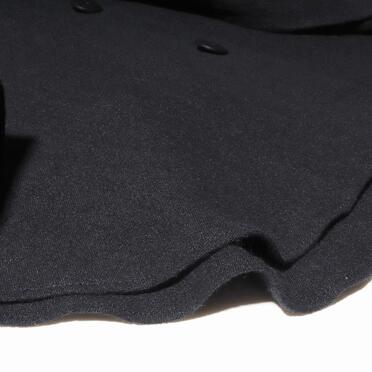 Linen Canvas Chambray Oversized Shirt　BLACK　arco LIMITED EDITION No.16