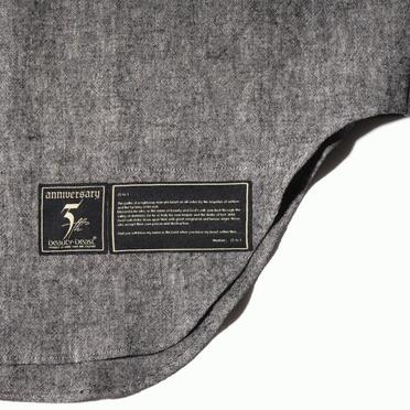 Linen Canvas Chambray Oversized Shirt　CHARCOAL　arco LIMITED EDITION No.11