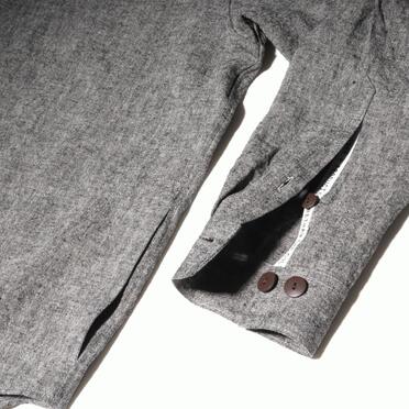 Linen Canvas Chambray Oversized Shirt　CHARCOAL　arco LIMITED EDITION No.12