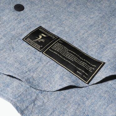 Linen Canvas Chambray Oversized Shirt　BLUE　arco LIMITED EDITION No.12