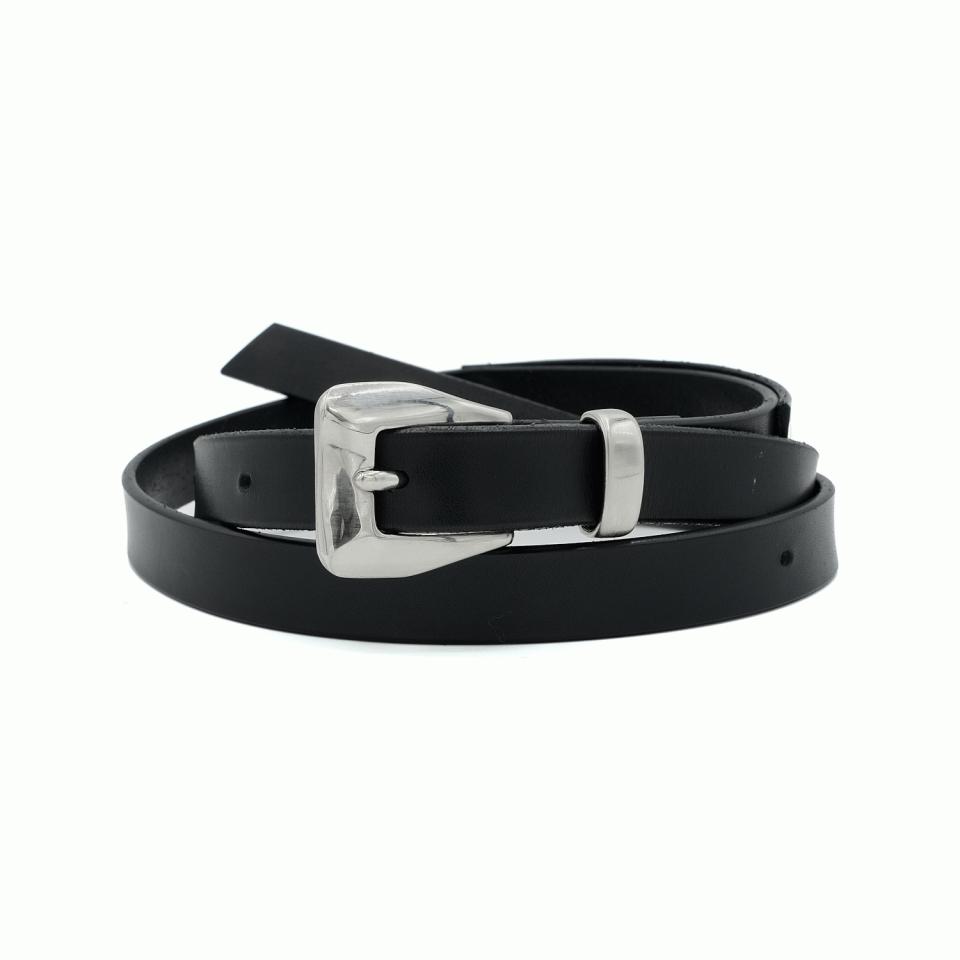 POLISH LEATHER BELT　BLACK