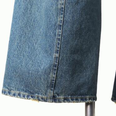 AGING TWISTED DENIM PANTS　L.INDIGO No.11