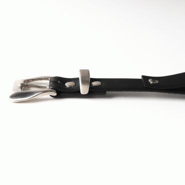 POLISH LEATHER BELT　BLACK No.2