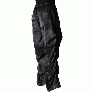 Tuck Wide Pants　BLACK No.6
