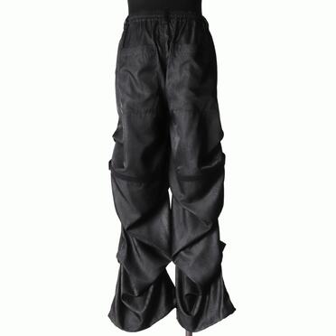 Tuck Wide Pants　UNEVEN D.GY No.5