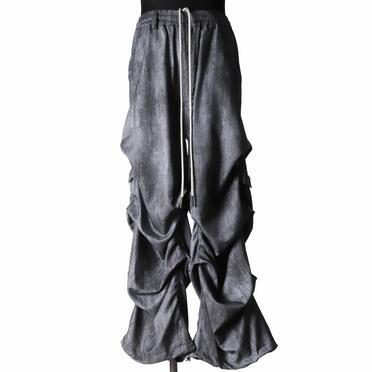 Tuck Wide Pants　UNEVEN GY No.1