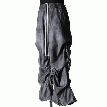 Tuck Wide Pants　UNEVEN GY No.2
