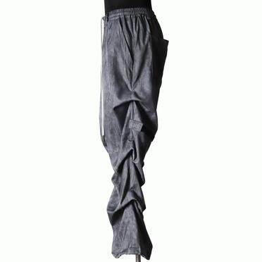 Tuck Wide Pants　UNEVEN GY No.3