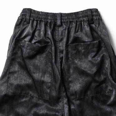 Tuck Wide Pants　BLACK No.8