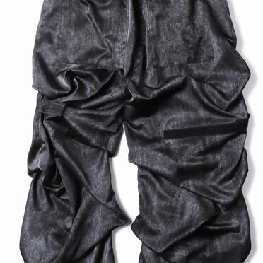 Tuck Wide Pants　BLACK No.11