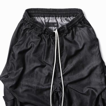 Tuck Wide Pants　UNEVEN D.GY No.7