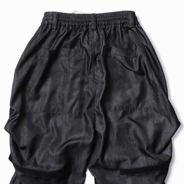 Tuck Wide Pants　UNEVEN D.GY No.8