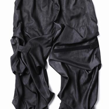Tuck Wide Pants　UNEVEN D.GY No.11