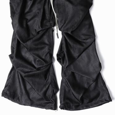 Tuck Wide Pants　UNEVEN D.GY No.12