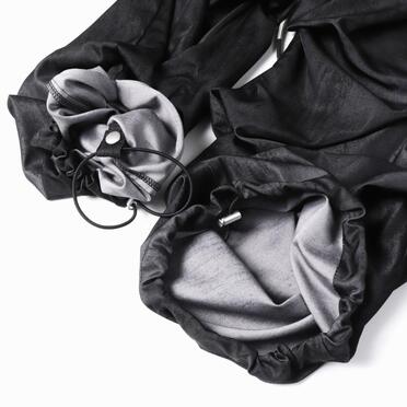 Tuck Wide Pants　UNEVEN D.GY No.14