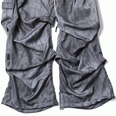 Tuck Wide Pants　UNEVEN GY No.11