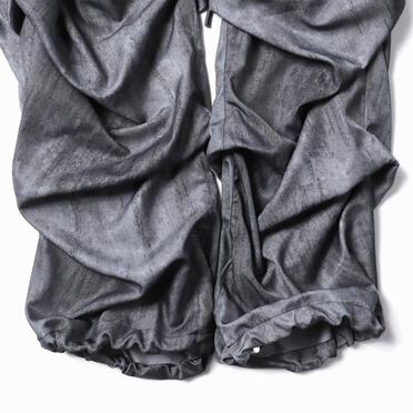 Tuck Wide Pants　UNEVEN GY No.12