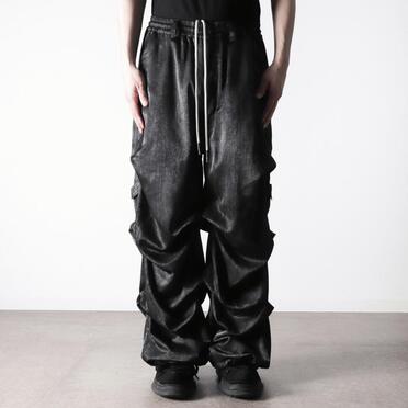 Tuck Wide Pants　BLACK No.15