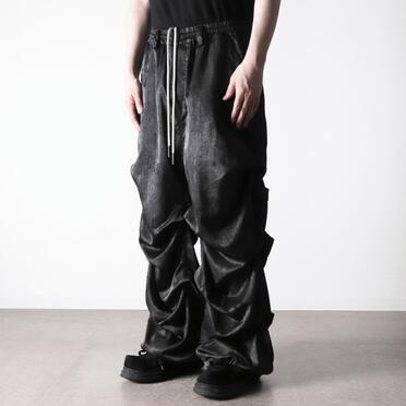 Tuck Wide Pants　BLACK No.16