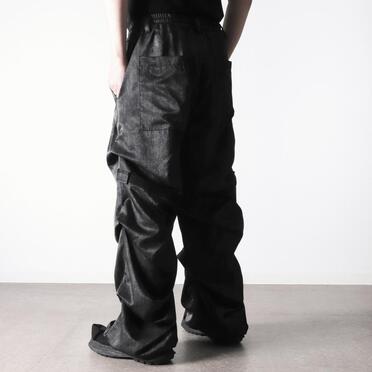 Tuck Wide Pants　BLACK No.18